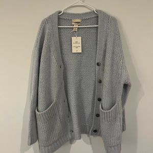 Light blue chunky sweater